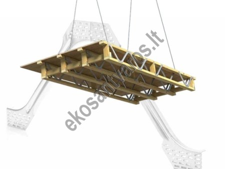 Posi Joist sijos karkasinėje perdangoje pagal MiTek technologiją